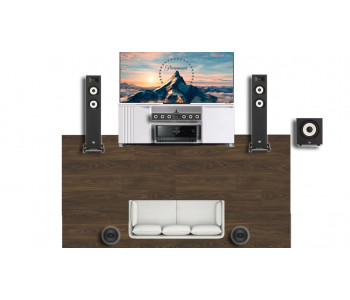 Домашний кинотеатр JBL 5.1 A190+ICT7+A135C+A120P Yamaha RX-V6A